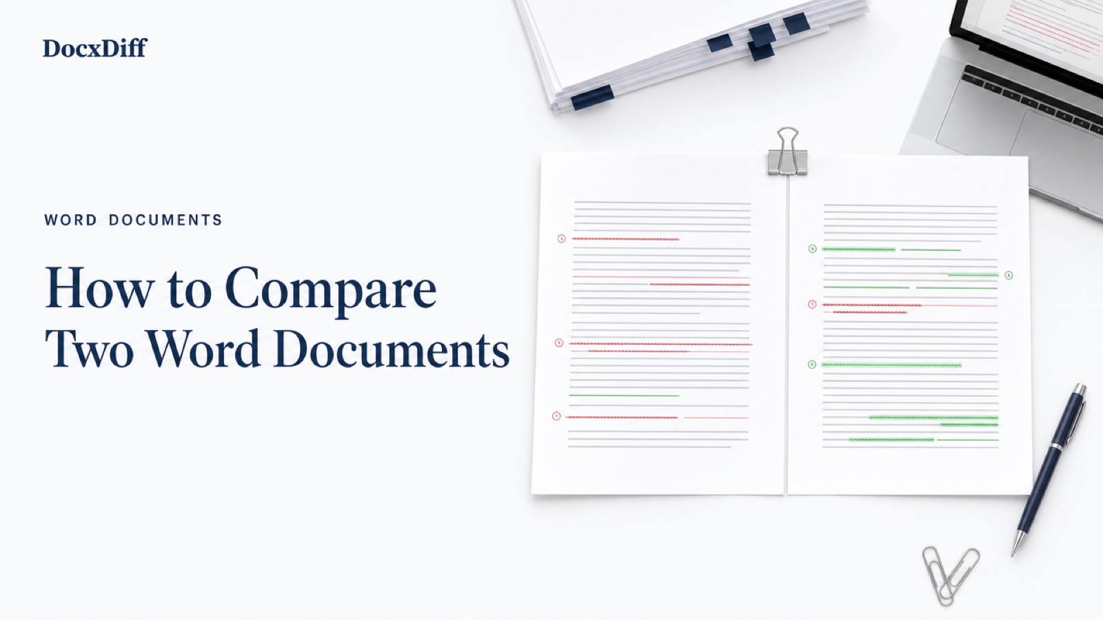 How to Compare Two Word Documents