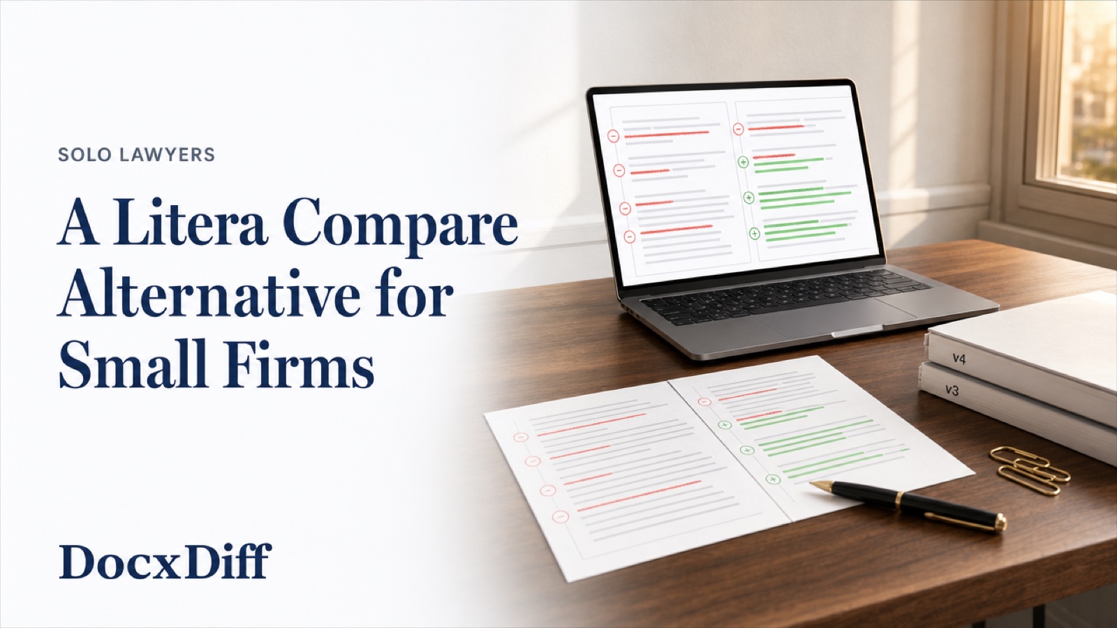 A Litera Compare Alternative for Small Firms