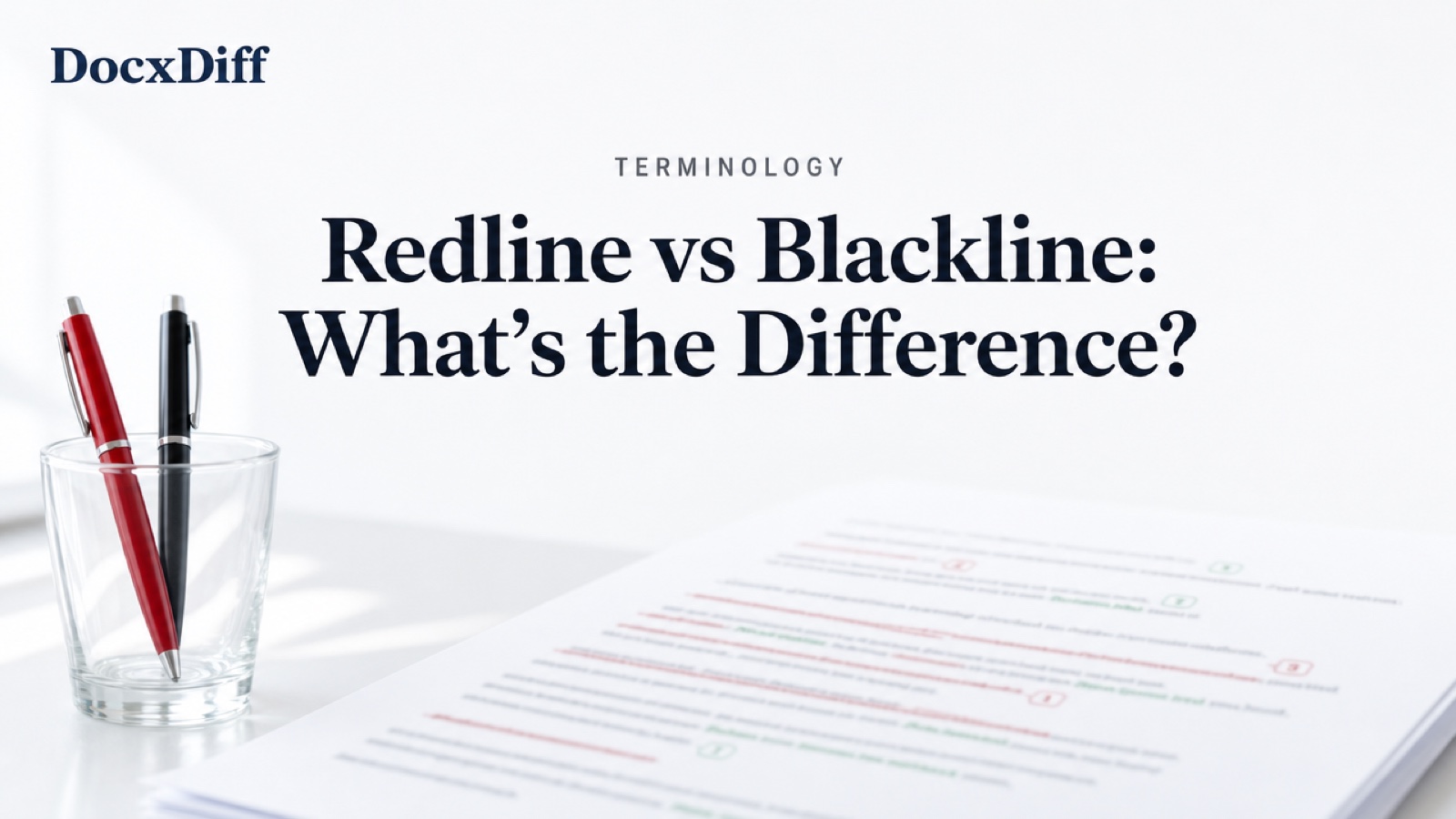 Redline vs Blackline: What's the Difference?