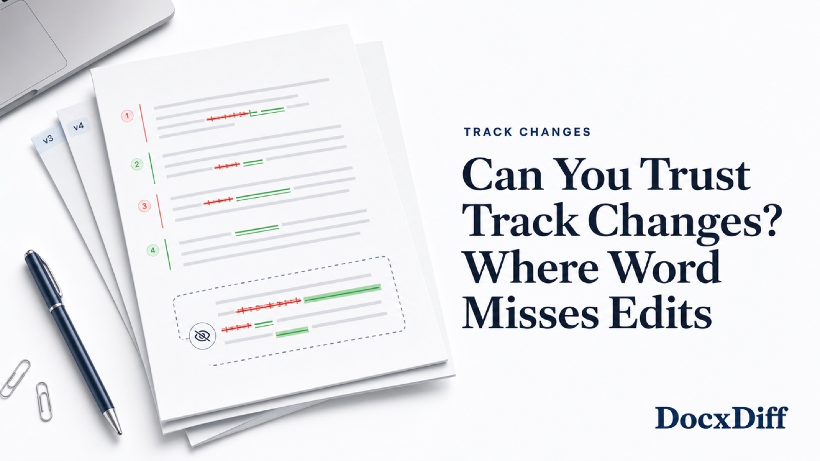 Can You Trust Track Changes? Where Word Misses Edits